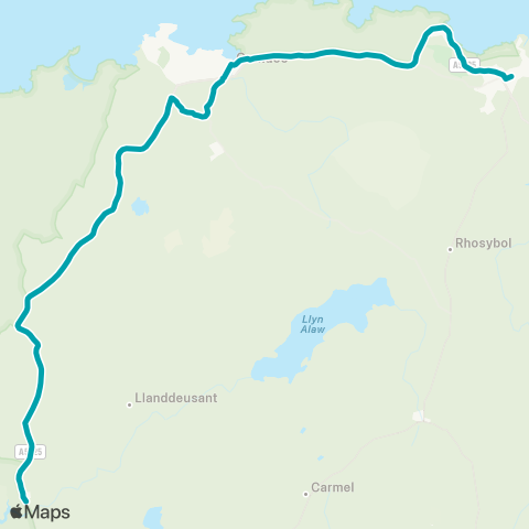 Arriva Wales  map