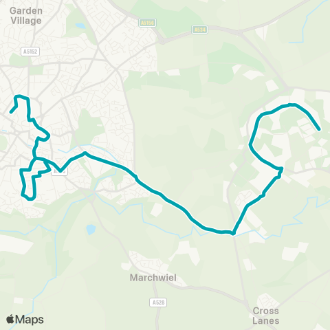 Arriva Wales  map