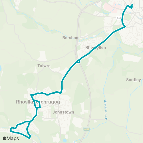 Arriva Wales  map