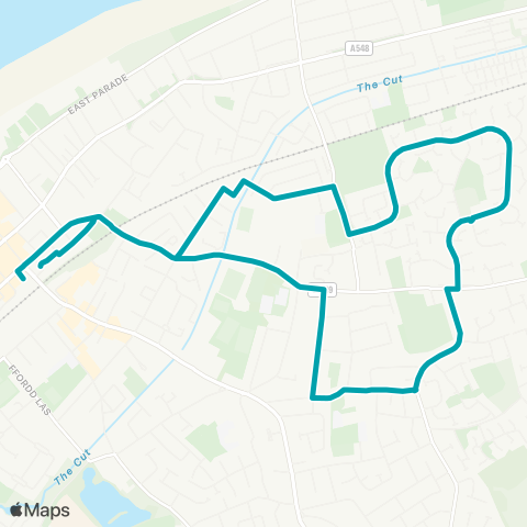 Arriva Wales  map