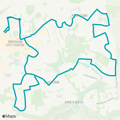 Arriva Wales  map