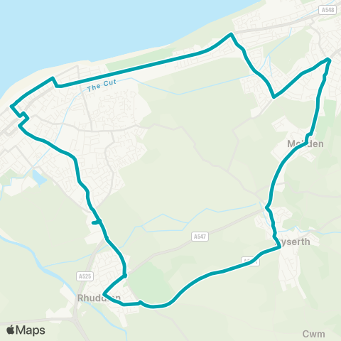 Arriva Wales  map