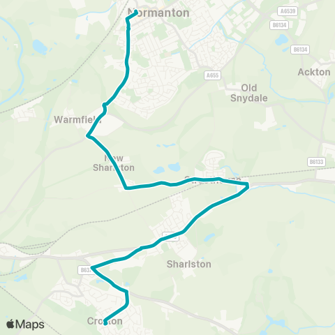 Arriva Yorkshire  map