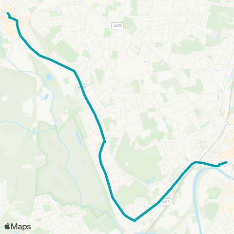 Arriva Yorkshire  map