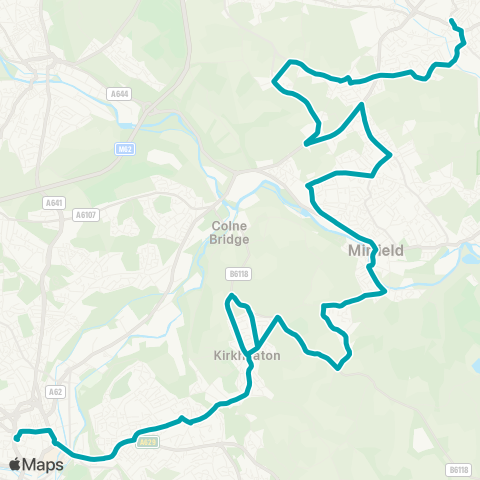 Arriva Yorkshire  map