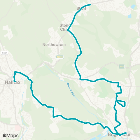 Arriva Yorkshire  map