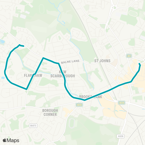 Arriva Yorkshire  map