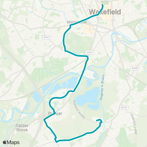 Arriva Yorkshire  map