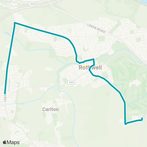 Arriva Yorkshire  map