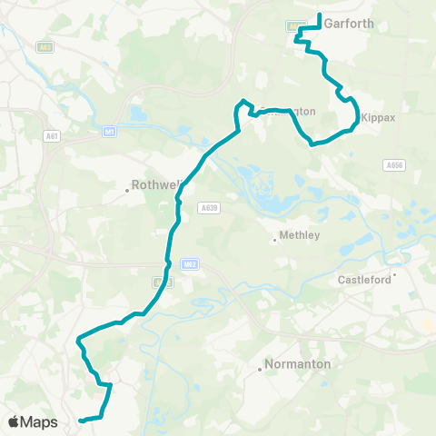 Arriva Yorkshire  map