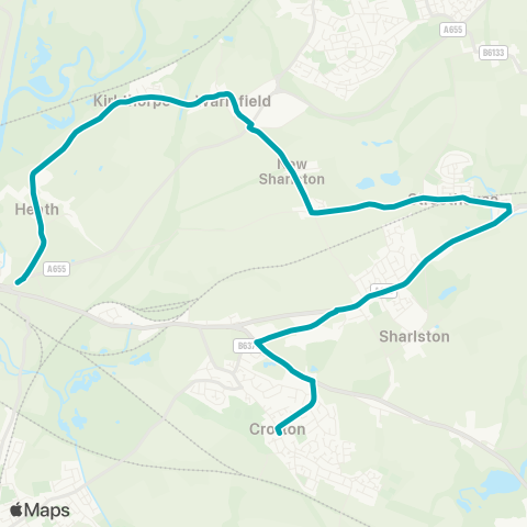 Arriva Yorkshire  map