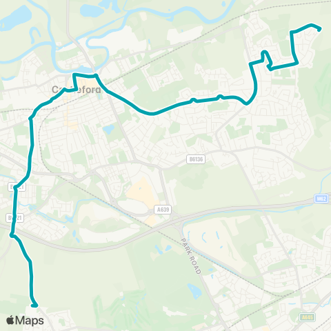 Arriva Yorkshire  map