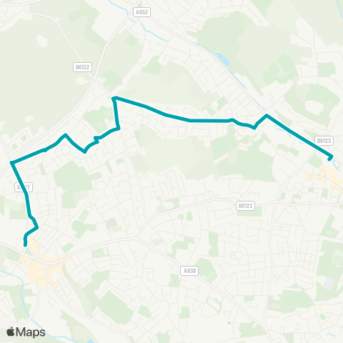 Arriva Yorkshire  map