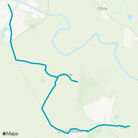 Arriva Yorkshire  map