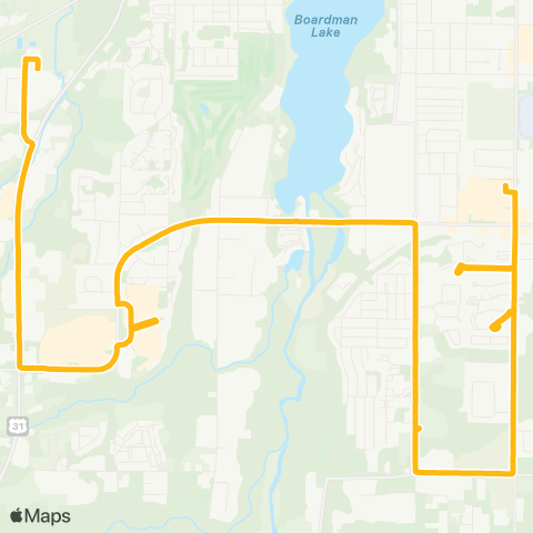 BATA Crosstown map