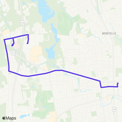 BAT Westgate via Pleasant map