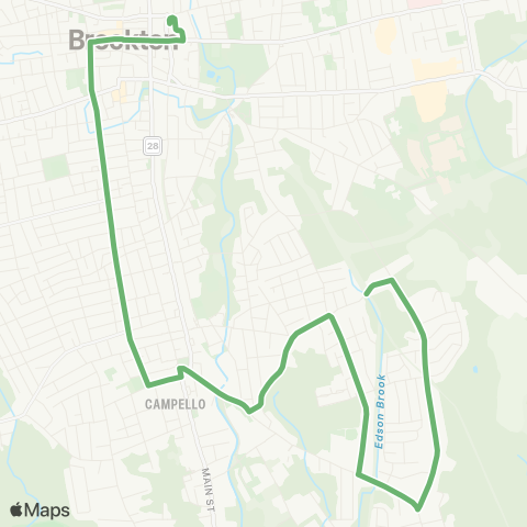 BAT Southfield via Warren & Plain Street map