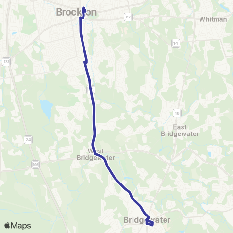 BAT Route 28 map