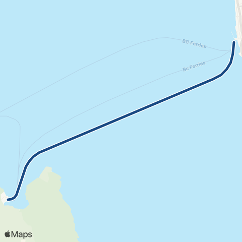 BC Ferries Powell River - Texada Island map