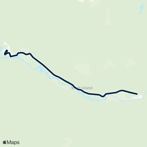 BC Transit Clearwater Vavenby map