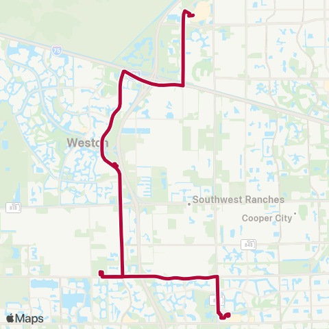 Broward County Transit Pembroke Lakes Mall - sawgrass Mills Mall map