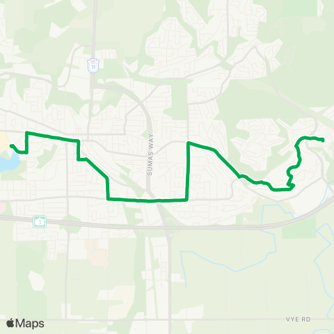 BC Transit Fraser Valley Region Sumas Mountain map