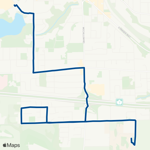 BC Transit Fraser Valley Region UFV Connector map