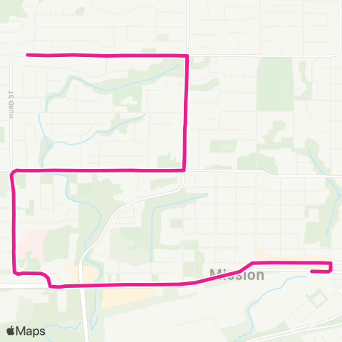 BC Transit Fraser Valley Region West Heights map