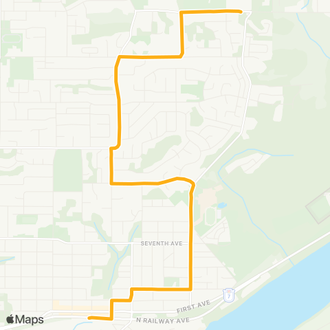 BC Transit Fraser Valley Region East Side map