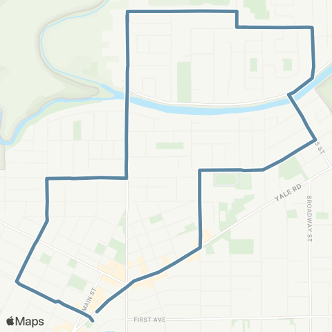 BC Transit Fraser Valley Region Fairfield map