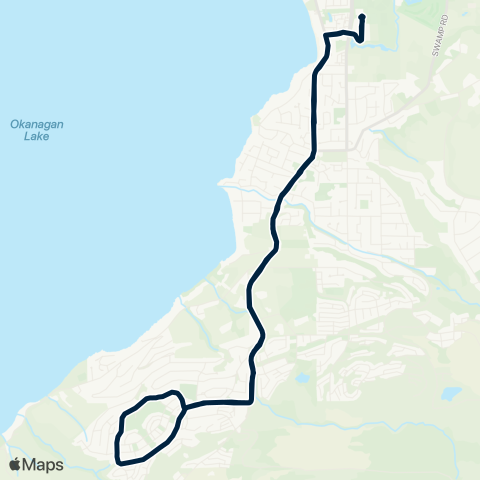 BC Transit Kelowna Kettle Valley map