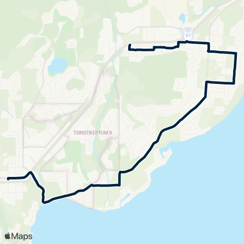 BC Transit Kelowna Lakeview map