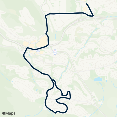 BC Transit Kamloops Pacific Way - School Special map