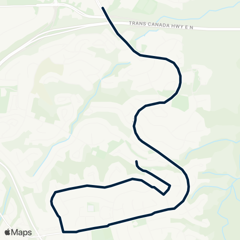 BC Transit Kamloops Sahali Secondary - School Special map