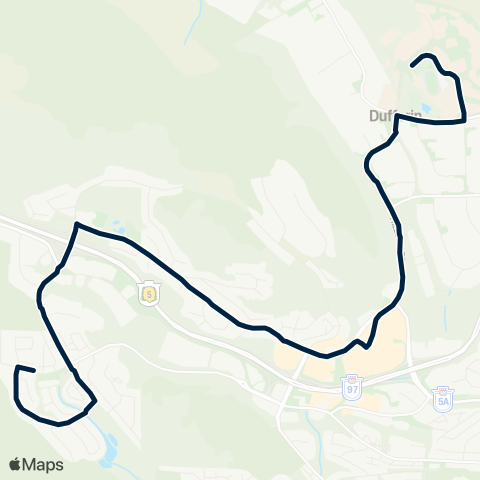 BC Transit Kamloops Pineview map