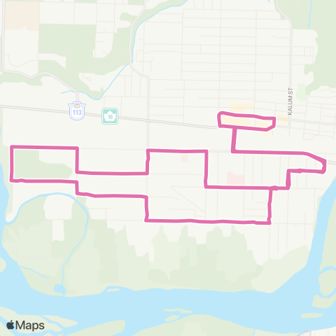 BC Transit Kitimat-Stikine Southside map