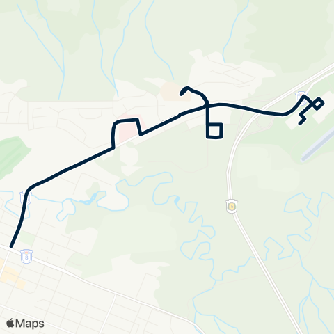 BC Transit Merritt North End map