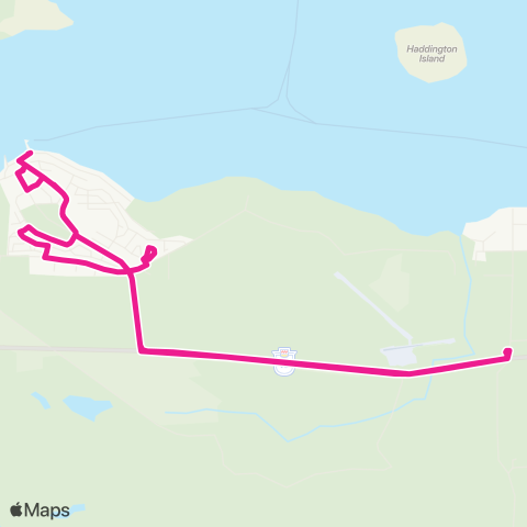 BC Transit Mount Waddington Port McNeill Local map