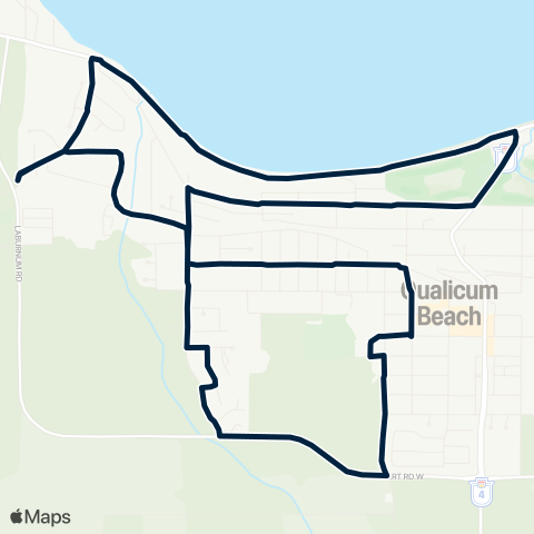 BC Transit Nanaimo Qualicum Beach map