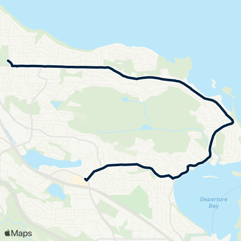 BC Transit Nanaimo Hammond Bay map