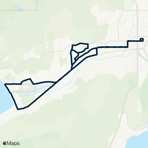 BC Transit North Okanagan Okanagan Landing map