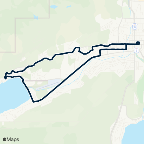 BC Transit North Okanagan Bella Vista map