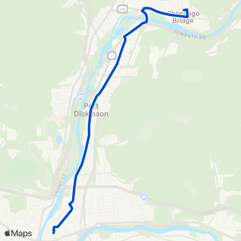 BCT Chenango St map