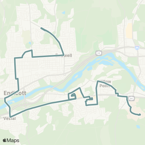 BCT Vestal map