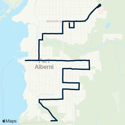 BC Transit Port Alberni Southside map