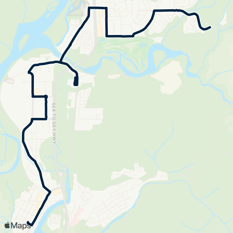 BC Transit Squamish University map