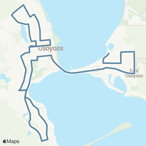 BC Transit South Okanagan-Similkameen Osoyoos Local map