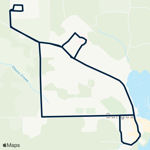 BC Transit Salt Spring Island Ganges Local map