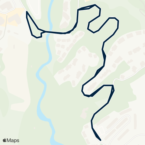 BC Transit Whistler Staff Housing map