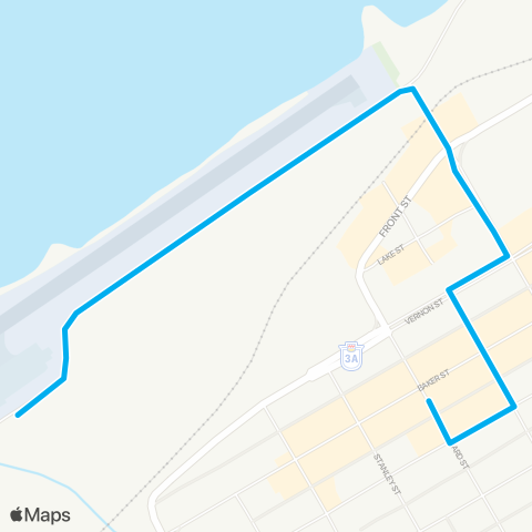 BC Transit West Kootenay Nelson Airport map